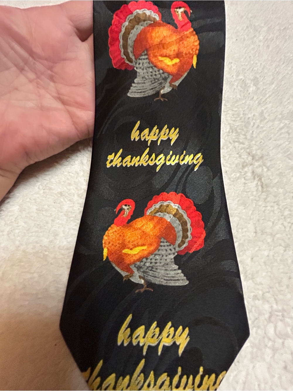 🎁3 for $30 - Happy Thanksgiving Turkey Tie